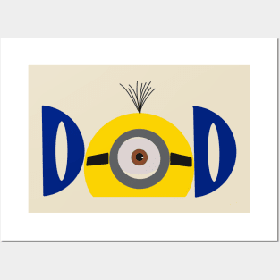 minion dad Posters and Art